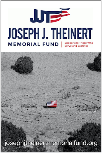 Joseph J. Theinert Memorial Fund vertical business card.