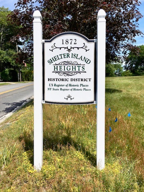 Shelter Island Heights Propery Owners Heights Historic Sign