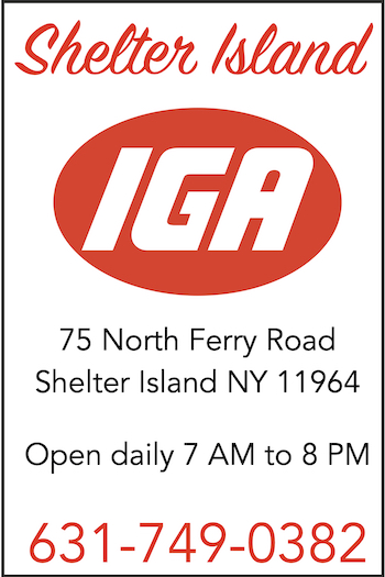 Shelter Island IGA business listing.