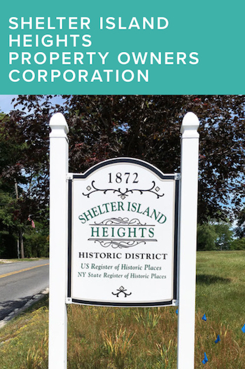 Shelter Island Heights Property Owners Corporation business listing.