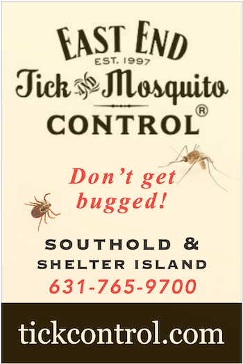 East End Tick & Mosquito Control business card.