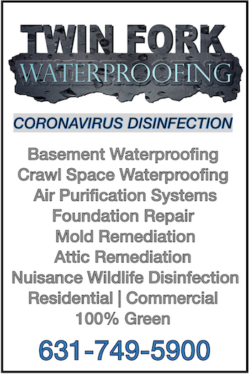 Twin Forks Waterproofing business listing.