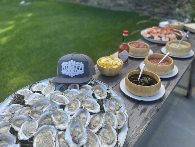 Eel Town Oysters Raw Bar Display