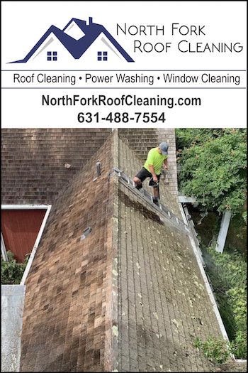 North Fork Roof Cleaning Biz card